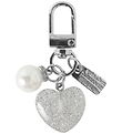 Name it Nøglering - NKFRISETTE - Silver/Heart