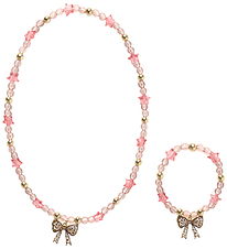 Name it Smykkesæt - Armbånd/Halskæde - NMFRINELLA - Gold Colour