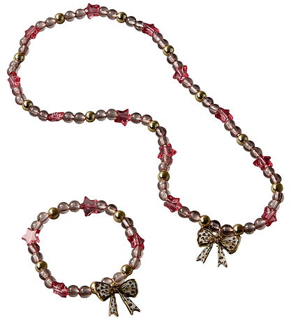 Name it Smykkesæt - Armbånd/Halskæde - NMFRINELLA - Gold Colour