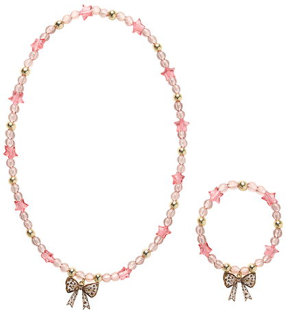 Name it Smykkesæt - Armbånd/Halskæde - NMFRINELLA - Gold Colour