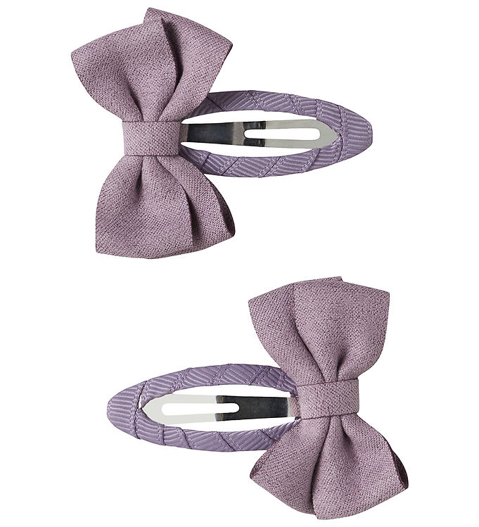 Name It Hårspænder - 2-pak - NmfRafaella - Mauve Shadows