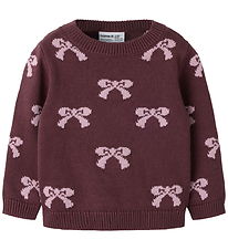 Name It Bluse - Strik - NmfRekka - Catawba Grape/MAUVE SHADOWS B