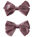 Name It Hårsløjfer - 2-pak - Velour - NmfRelvet - Mauve Shadows