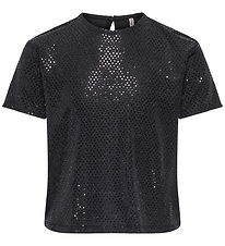 Only Top - Kogdazzling - Black/Silver Lurex/Black Sequins