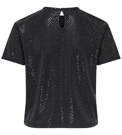 Only Top - Kogdazzling - Black/Silver Lurex/Black Sequins