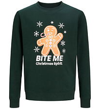 Jack & Jones Sweatshirt - JjXmas - Scarab