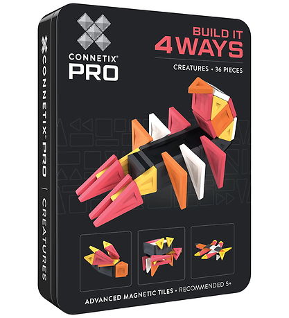 Connetix Magnetsæt Pro - 36 Dele - Build-It Creatures Sæt