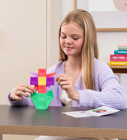 Connetix Magnetsæt Pro - 21 Dele - Build-It Flower Sæt