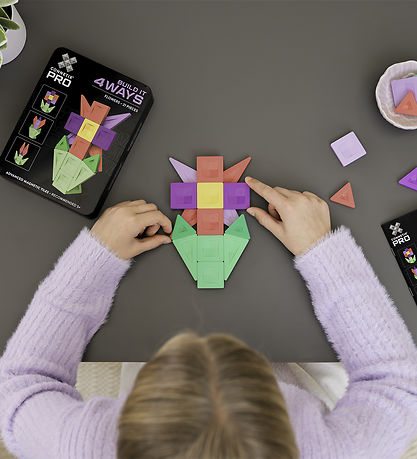Connetix Magnetsæt Pro - 21 Dele - Build-It Flower Sæt