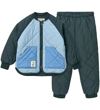 Liewood Termosæt - Zella - Beach Blue/Classic Navy Mix