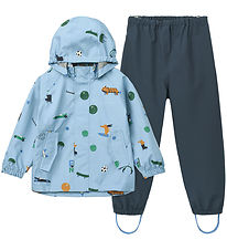 Liewood Regntøj - Pedia - Fun/Beach Blue