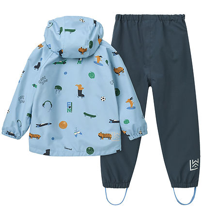 Liewood Regntøj - Pedia - Fun/Beach Blue
