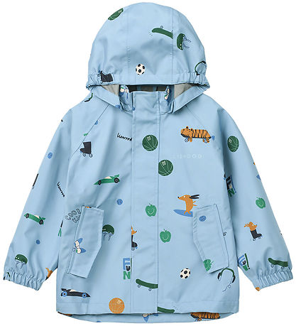 Liewood Regntøj - Pedia - Fun/Beach Blue