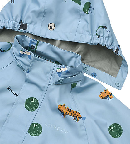 Liewood Regntøj - Pedia - Fun/Beach Blue