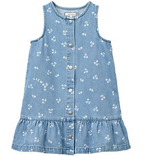 Liewood Kjole - Denim - Sybilla - Cherry Heart Sandy/Denim