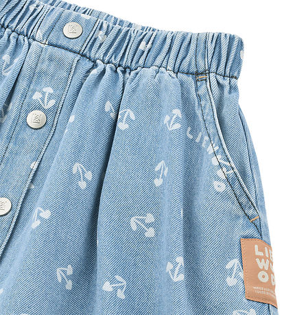 Liewood Nederdel - Denim - Rio - Cherry Heart Sandy/Denim