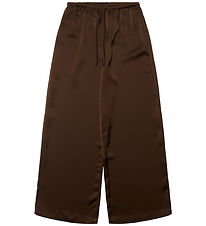 Grunt Bukser - GrPirc - Satin - Brown