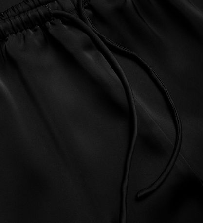 Grunt Bukser - GrPirc - Satin - Black