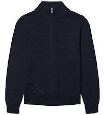 Grunt Cardigan - Strik - GrLoke - Navy