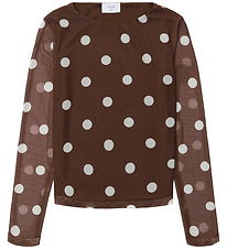 Grunt Bluse - Mesh - GrHali - Brown