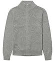 Grunt Cardigan - Strik - GrLoke - Grey Melange