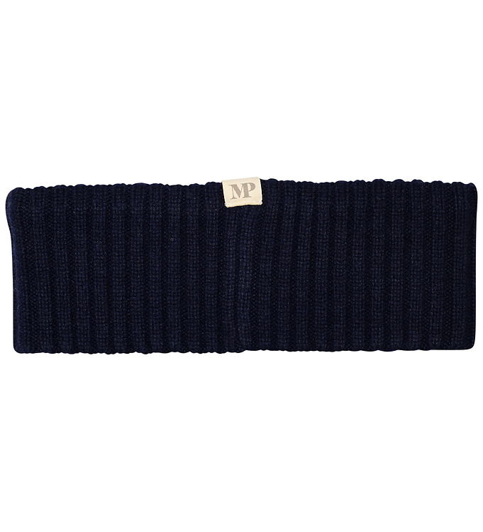 MP Pandebånd - Uld - Rib - Peacoat Blue