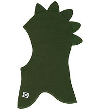 Mikk-Line Elefanthue - Uld/Akryl - 2-lags - Kombu Green m. Dinot