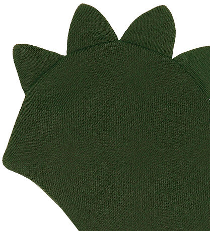 Mikk-Line Elefanthue - Uld/Akryl - 2-lags - Kombu Green m. Dinot