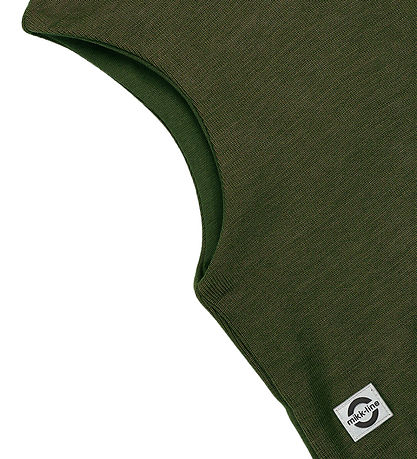 Mikk-Line Elefanthue - Uld/Akryl - 2-lags - Kombu Green