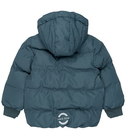 Mikk-Line Dynejakke - Quiltet - Dark Slate