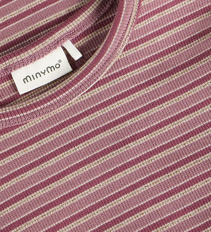 Minymo Bluse - Rib - Nostalgia Rose