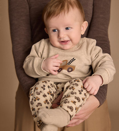Minymo Bukser - Beige Melange