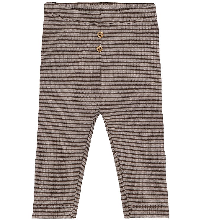 Minymo Leggings - Rib - Fungi
