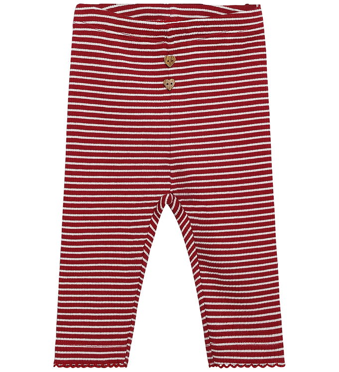 Minymo Leggings - Rib - Rio Red