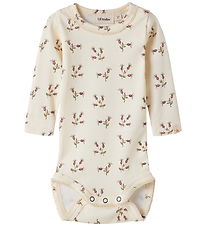 Lil Atelier Body l/æ - Slim - NbfLayo - Turtledove/Rosehip