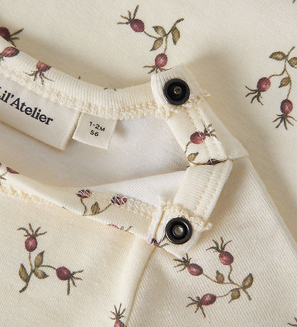 Lil Atelier Body l/æ - Slim - NbfLayo - Turtledove/Rosehip