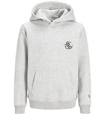 Jack & Jones Hættetrøje - JorFrederiksberg - White Melange