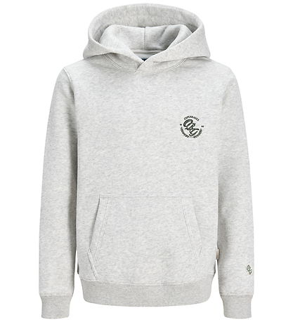 Jack & Jones Hættetrøje - JorFrederiksberg - White Melange