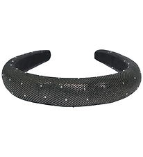 Kids Only Hairband - Cook Herring - Black/Silver Lurex/Rhineston