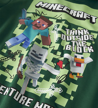 Name It Hættetrøje - Minecraft - NkmSalva - Evergreen