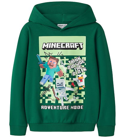 Name It Hættetrøje - Minecraft - NkmSalva - Evergreen