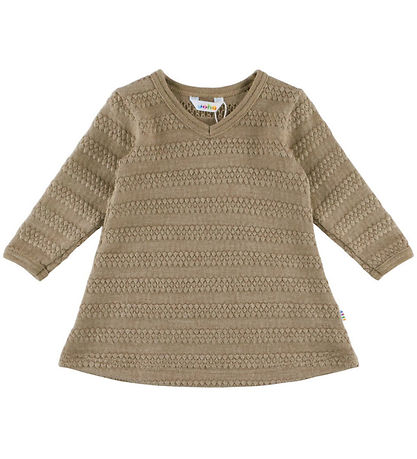 Joha Kjole - Strik - Uld - Beige Melange