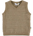 Joha Vest - Strik - Uld - Beige Melange