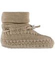 Joha Futter - Strik - Uld - 2-lags - Beige Melange