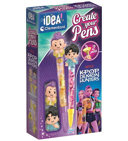 Kpop Demon Hunters Kreasæt - Create Your Pens - Rumi & Jinu
