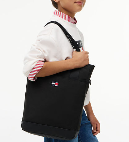 Tommy Hilfiger Taske - Laptop Slingbag - Sort