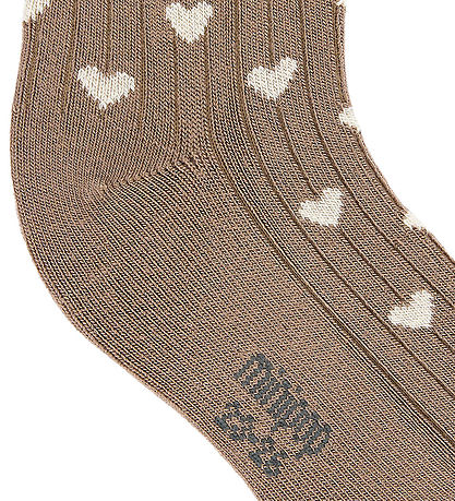 MiniPop Strømper - Viskose - 5-pak - Coffee Brown