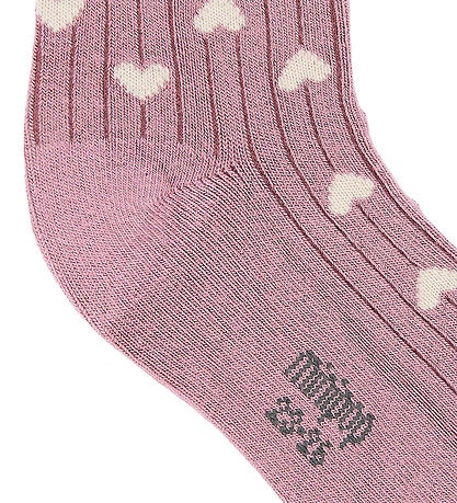 MiniPop Strømper - Viskose - 5-pak - Pale Pink