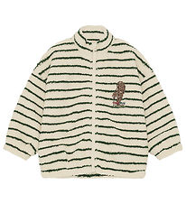 Konges Sløjd Fleecejakke - Jody Embroidery - Erba Stripe