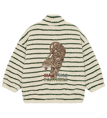 Konges Sløjd Fleecejakke - Jody Embroidery - Erba Stripe